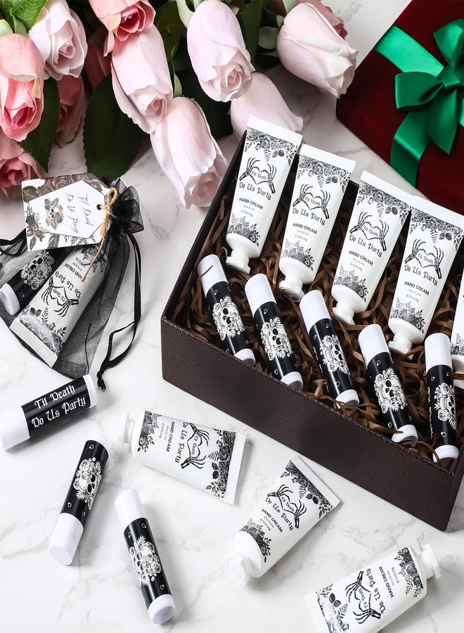 Heigble 50 Set Bridal Shower Favors Bulk Wedding Gifts for Guests Include Lip Balm Wedding Hand Cream Bag and Tag for Bridal Shower Bachelorette Party Decoration(Skeleton) - Image 5